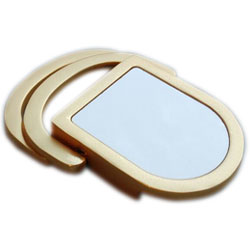 Z11966 Double D ring Gold Buckle